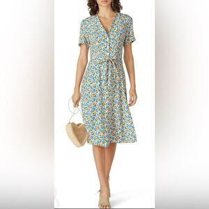 HVN Designer Floral Rosemary Dress Sz 8